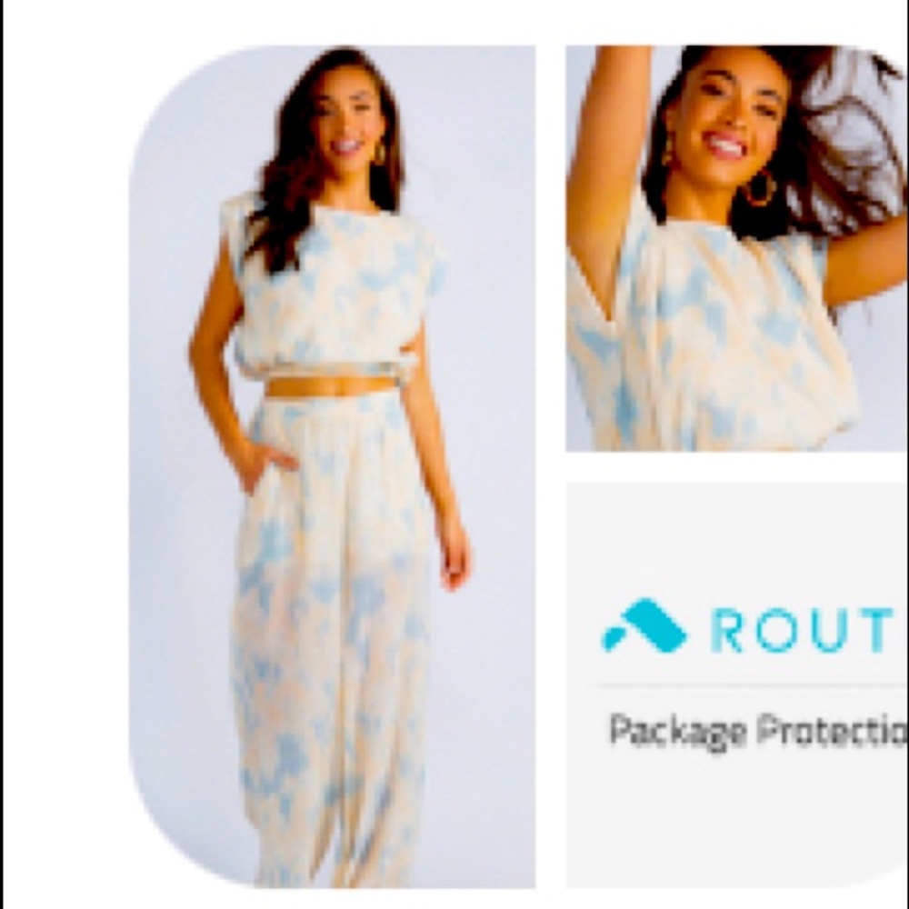 This beautiful pant set is from Treehouse on Main